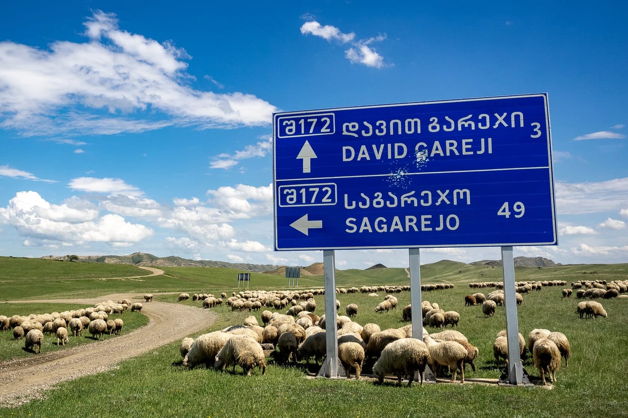 Route to David Gareja